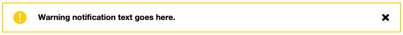 dismissible concept on a Alert component in Boosted.